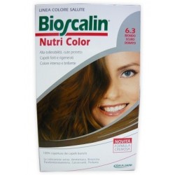 Bioscalin Nutri Color 6.3 BIONDO SCURO DORATO colorazione permanente pelle sensibile