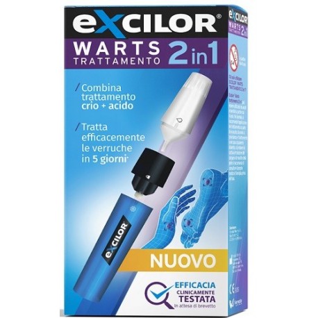 Excilor Warts trattamento 2in1 crio+acido contro le verruche