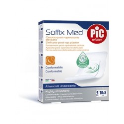 PIC Soffix Med Cerotto post-operatorio delicato in TNT 5 pezzi 10 x 8 cm 