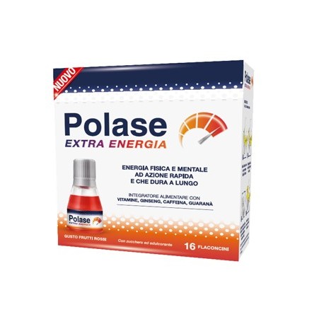 Polase Extra Energia integratore per stanchezza fisica e mentale 16 flaconcini