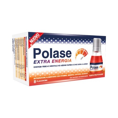 Polase Extra Energia integratore per stanchezza psicofisica 8 flaconcini Polase Extra Energia integratore per stanchezza psicofisica 8 flaconcini
