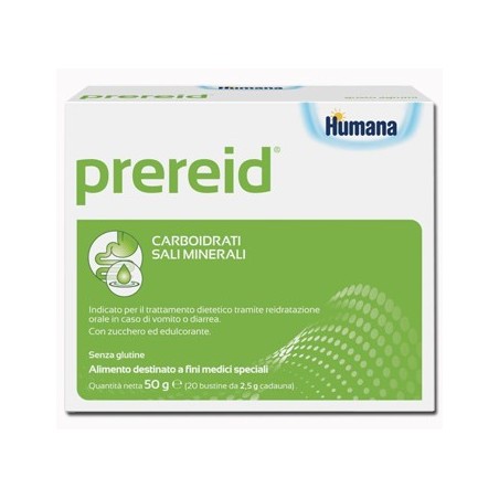 Prereid 20 Bustine - Integratore Alimentare Contro Diarrea e Vomito Prereid 20 Bustine - Integratore Alimentare Contro Diarrea e Vomito