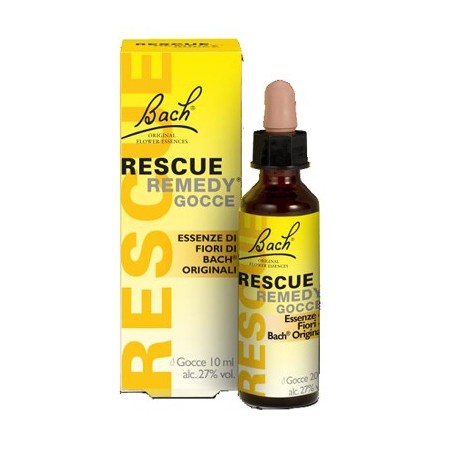 Rescue Remedy gocce fiori di Bach calmanti per ansia e stress 10 ml Rescue Remedy gocce fiori di Bach calmanti per ansia e stress 10 ml