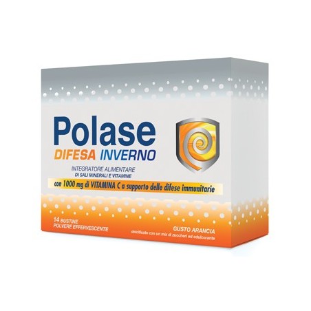 Polase Difesa Inverno integratore con 1000 mg di vitamina C per difese immunitarie 14 bustine Polase Difesa Inverno integratore con 1000 mg di vitamina C per difese immunitarie 14 bustine