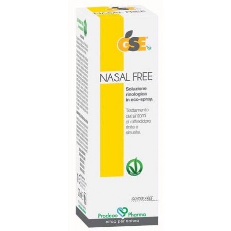 GSE Nasal Free soluzione rinologica per raffreddore e sinusite spray 20 ml