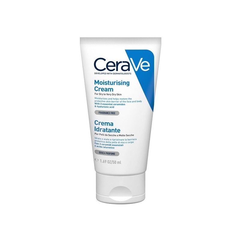 CeraVe Crema Idratante per pelli secche e molto secche 50 ml