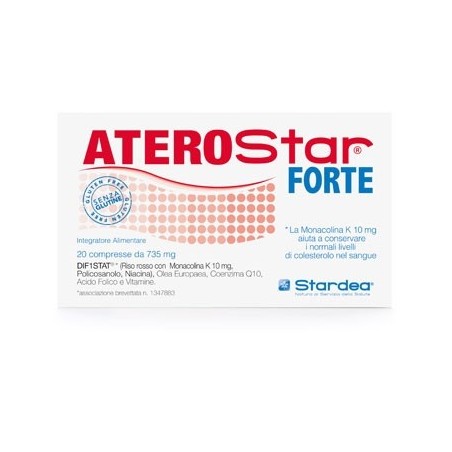 Stardea Aterostar Forte integratore contro il colesterolo 20 compresse Stardea Aterostar Forte integratore contro il colesterolo 20 compresse
