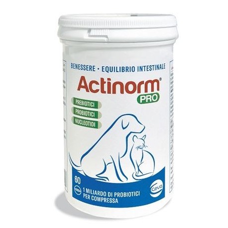 Actinorm Pro integratore gastrointestinale per cani/gatti 60compresse