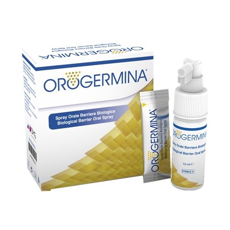 Orogermina spray orale barriera biologica per flora batterica orofaringea 2 x 10 ml Orogermina spray orale barriera biologica per flora batterica orofaringea 2 x 10 ml