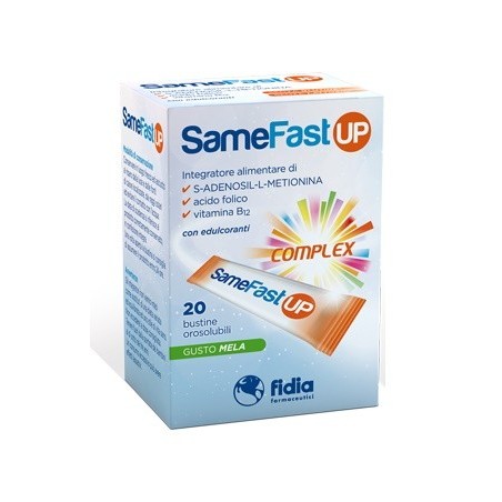 SameFast UP Complex integratore per il tono dell'umore 20 bustine gusto mela SameFast UP Complex integratore per il tono dell'umore 20 bustine gusto mela