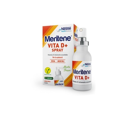 Meritene Vita D+ Spray orale a base di vitamina D3 per ossa e muscoli 18 ml