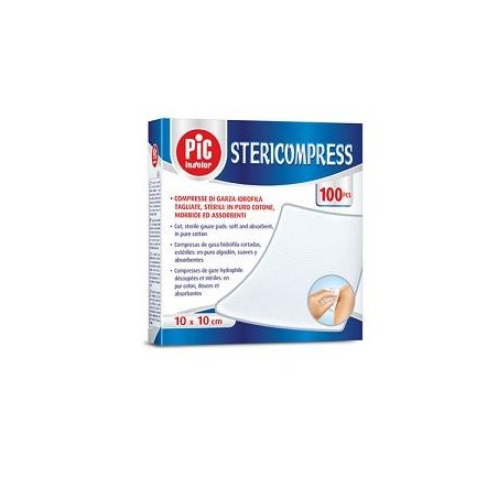 PIC Stericompress Compresse di garza sterili 15 x 15 25 pezzi PIC Stericompress Compresse di garza sterili 15 x 15 25 pezzi
