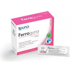Ferroguna integratore a base di ferro per stanchezza e debolezza 28 bustine