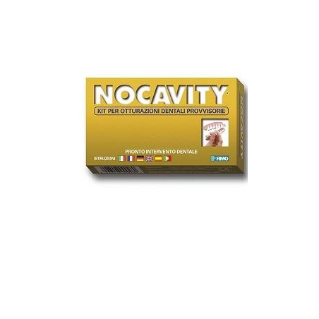 NoCavity Kit per otturazioni dentali provvisorie pronto intervento 1 pezzo NoCavity Kit per otturazioni dentali provvisorie pronto intervento 1 pezzo
