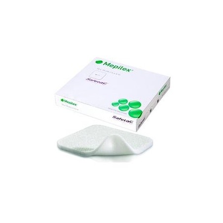 Mepilex Medicazione assorbente in schiuma di poliuretano 10 x 10 cm 5 pezzi Mepilex Medicazione assorbente in schiuma di poliuretano 10 x 10 cm 5 pezzi