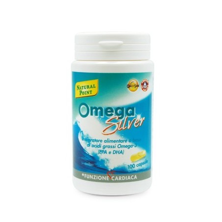 Omega Silver integratore di EPA e DHA 100 capsule Omega Silver integratore di EPA e DHA 100 capsule