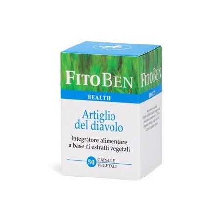 FitoBen Artiglio del Diavolo integratore per dolori articolari 50 capsule FitoBen Artiglio del Diavolo integratore per dolori articolari 50 capsule