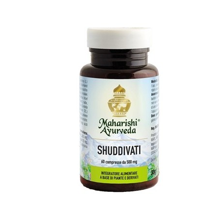 Shuddivati integratore ayurvedico digestivo per scorie metaboliche 60 compresse Shuddivati integratore ayurvedico digestivo per scorie metaboliche 60 compresse