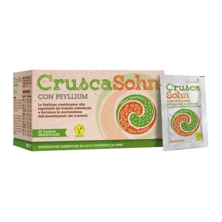 CruscaSohn 20 bustine - Integratore di fibre per l'intestino CruscaSohn 20 bustine - Integratore di fibre per l'intestino