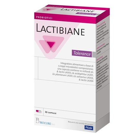 Lactibiane Tolerance integratore per equilibrio della flora intestinale 30 capsule