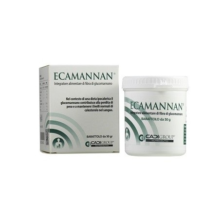 Ecamannan integratore di fibra di Glucomannano per il colesterolo 50 g