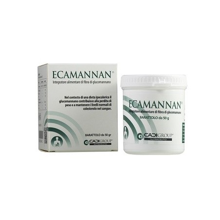 Ecamannan integratore di fibra di Glucomannano per il colesterolo 50 g Ecamannan integratore di fibra di Glucomannano per il colesterolo 50 g