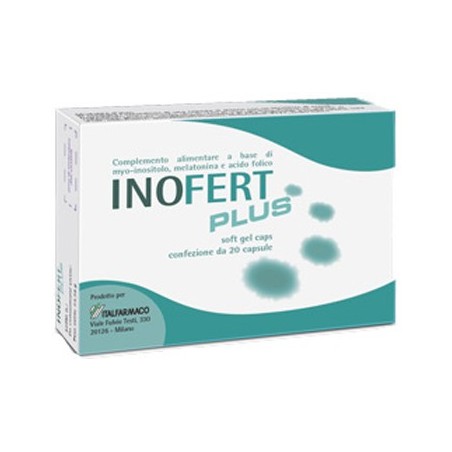 Inofert Plus integratore donne in cerca di una gravidanza 20 capsule Inofert Plus integratore donne in cerca di una gravidanza 20 capsule
