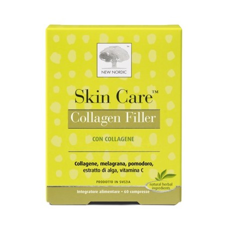 Skin Care Collagen Filler integratore per la bellezza della pelle 60 compresse