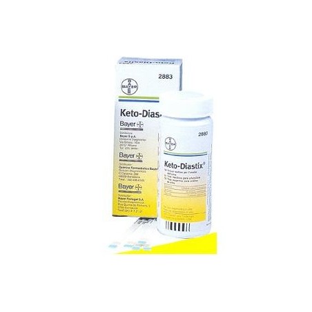 Keto-Diastix 50 Strisce reattive test per glucosio e corpi chetonici nell'urina Keto-Diastix 50 Strisce reattive test per glucosio e corpi chetonici nell'urina