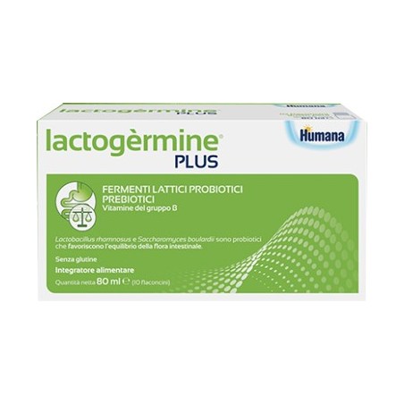 Lactogèrmine Plus fermenti lattici vivi per flora intestinale 10 flaconcini Lactogèrmine Plus fermenti lattici vivi per flora intestinale 10 flaconcini