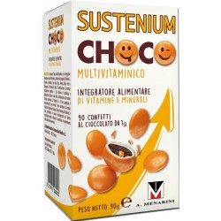 Sustenium Choco Multivitaminico 90 confetti al cioccolato con vitamine e minerali
