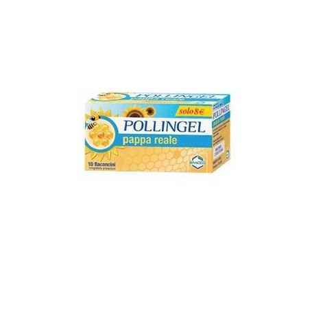 Pollingel integratore energizzante di pappa reale 10 flaconcini da 10 ml Pollingel integratore energizzante di pappa reale 10 flaconcini da 10 ml