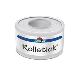 M-AID Rollsilk Cerotto su rocchetto trasparente e traspirante 5 m x 2,5 cm