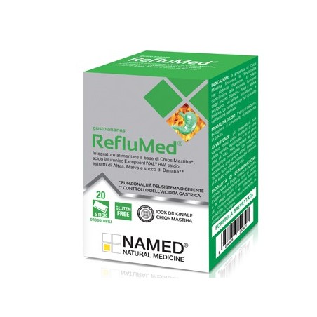 Named Reflumed integratore digestivo gusto ananas 20 stick Named Reflumed integratore digestivo gusto ananas 20 stick