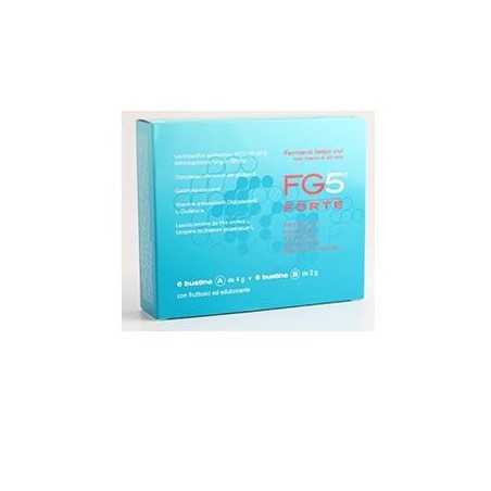 FG5 Forte integratore probiotico intestinale gusto albicocca 6 bustine FG5 Forte integratore probiotico intestinale gusto albicocca 6 bustine
