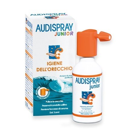 Audispray Junior spray auricolare per l'igiene delle orecchie dei bambini dai 3 ai 12 anni 25 ml