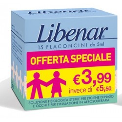 Libenar Soluzione fisiologica sterile 15 flaconcini 5ml Offerta