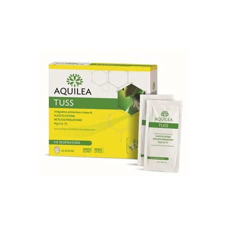 Aquilea Tuss 20 Bustine - Integratore per il Benessere della Gola Aquilea Tuss 20 Bustine - Integratore per il Benessere della Gola
