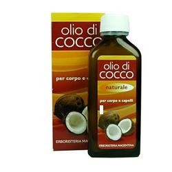 Erboristeria Magentina Olio di cocco naturale idratante per corpo e capelli 100 ml