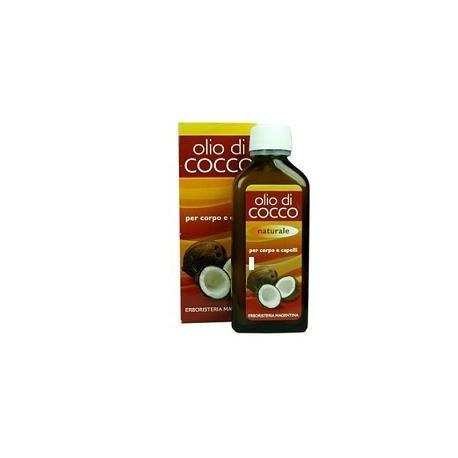 Erboristeria Magentina Olio di cocco naturale idratante per corpo e capelli 100 ml