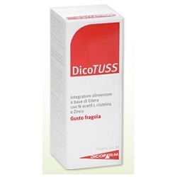 Dicotuss integratore gusto fragola per fluidificare le secrezioni bronchiali 100 ml