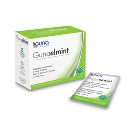 Gunaelmint Integratore digestivo per vie urinarie 30 bustine Gunaelmint Integratore digestivo per vie urinarie 30 bustine