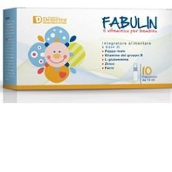 Fabulin integratore per sistema immunitario dei bambini dai 3 ai 12 anni 10 flaconcini