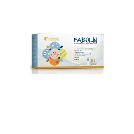 Fabulin integratore per sistema immunitario dei bambini dai 3 ai 12 anni 10 flaconcini