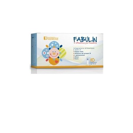 Fabulin integratore per sistema immunitario dei bambini dai 3 ai 12 anni 10 flaconcini Fabulin integratore per sistema immunitario dei bambini dai 3 ai 12 anni 10 flaconcini