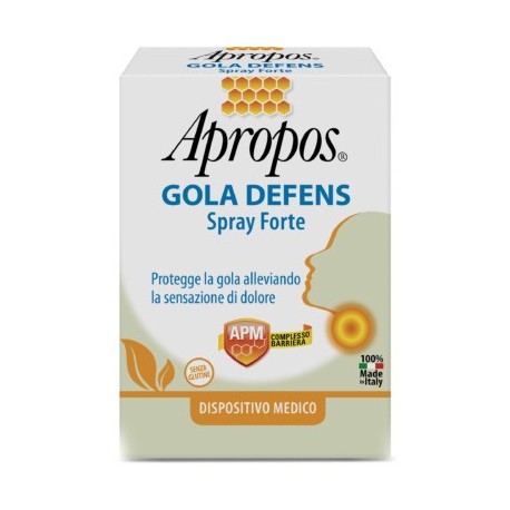 Apropos Gola Defens Spray Forte protettivo gola irritata con propoli 20 ml