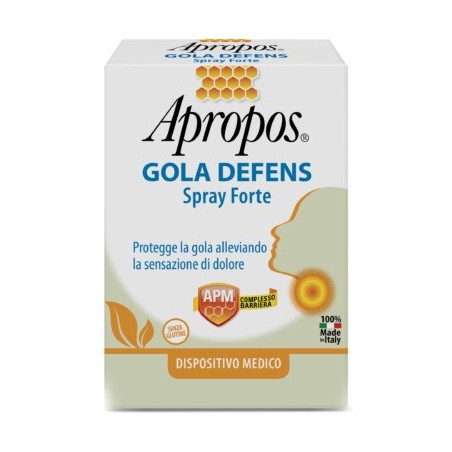 Apropos Gola Defens Spray Forte protettivo gola irritata con propoli 20 ml Apropos Gola Defens Spray Forte protettivo gola irritata con propoli 20 ml