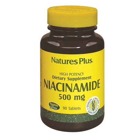 Nature's Plus Niacinamide 500 mg integratore per 90 tavolette Nature's Plus Niacinamide 500 mg integratore per 90 tavolette
