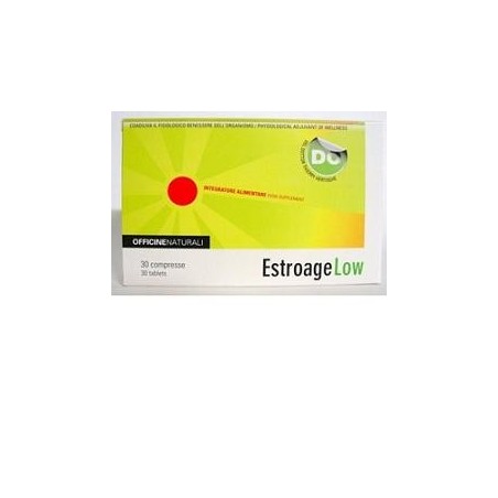 Estroage Low integratore per menopausa e disturbi mestruali 500 mg 30 compresse Estroage Low integratore per menopausa e disturbi mestruali 500 mg 30 compresse