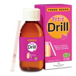 Petit Drill Sciroppo per tosse grassa e secca per bambini aroma fragola 125 ml